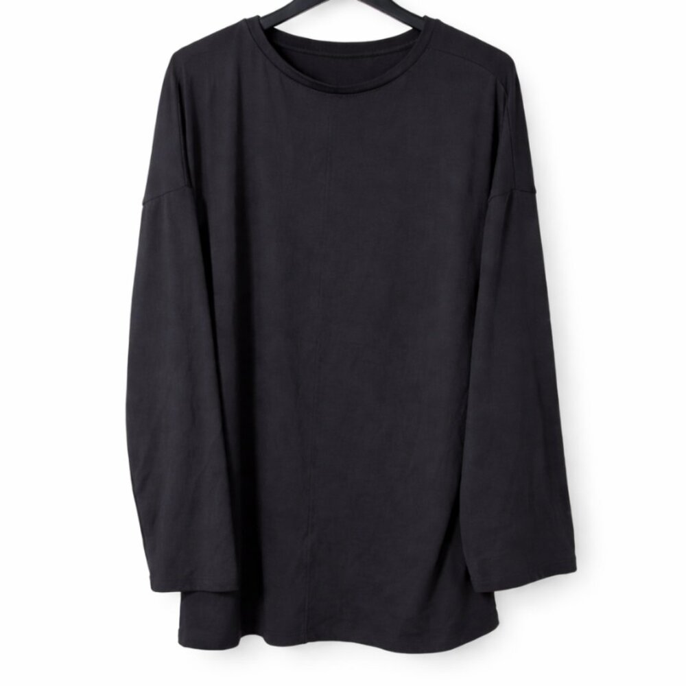 Banana Republic Womens Large Black Long Sleeve Oversized Knit Sweater